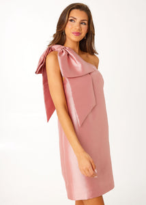 Cassie Dress in Blush Mikado