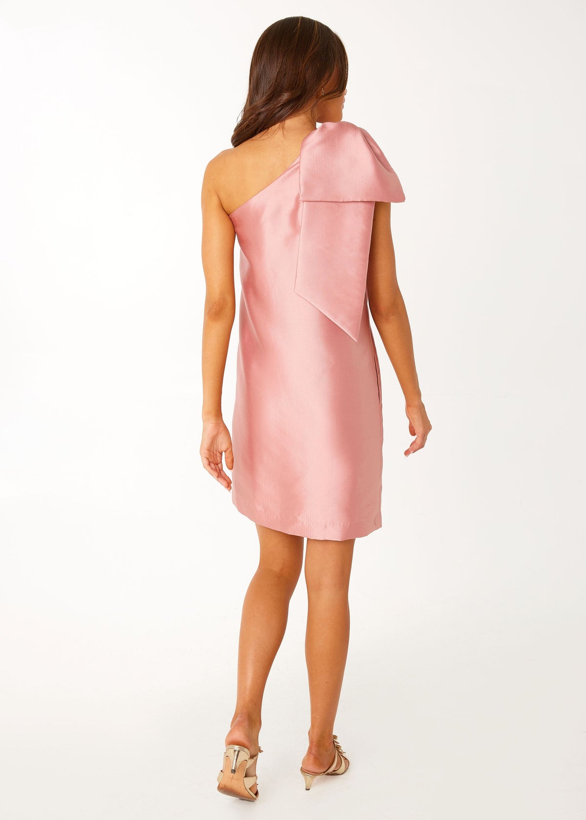 Cassie Dress in Blush Mikado
