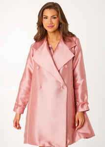 Marisol Coat in Blush Mikado