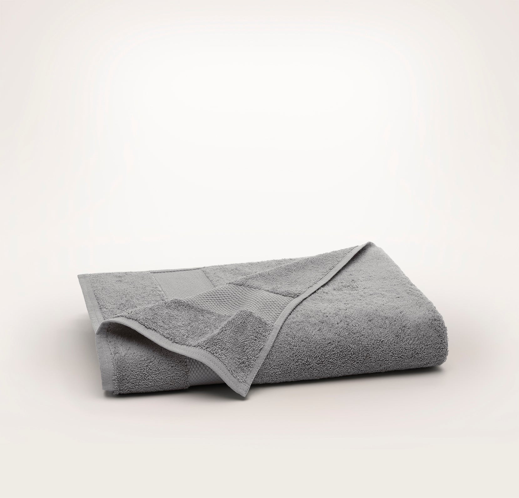 Plush Bath Towel in Stone