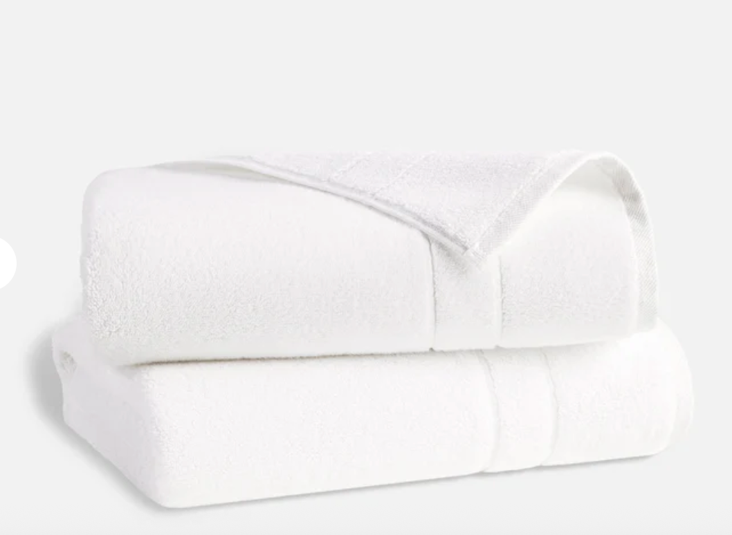 (set of 2) Super-Plush Turkish Cotton Bath Towels