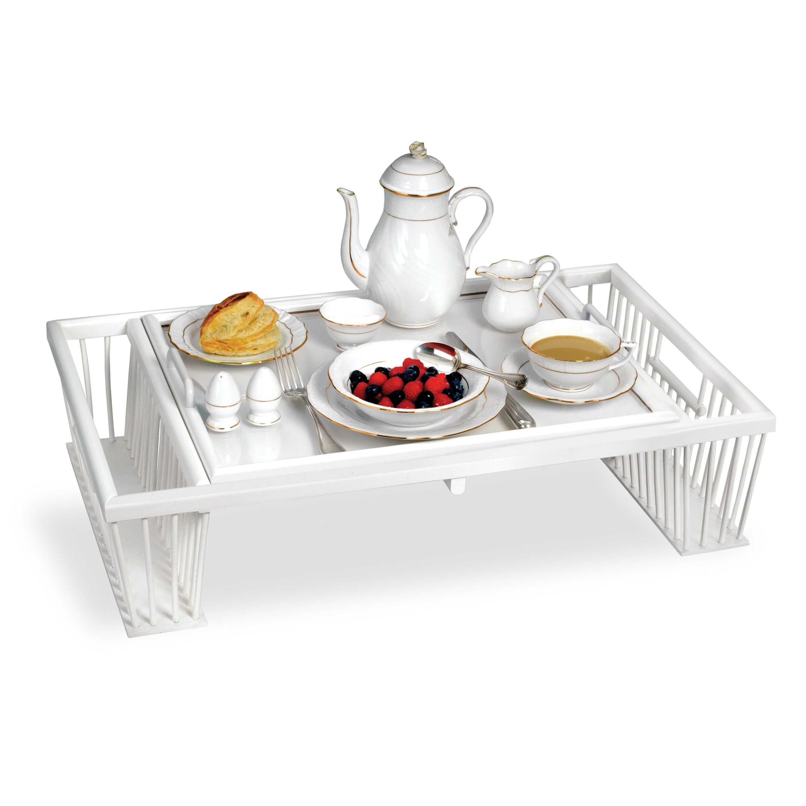 Breakfast Bed Tray with Reading Rack