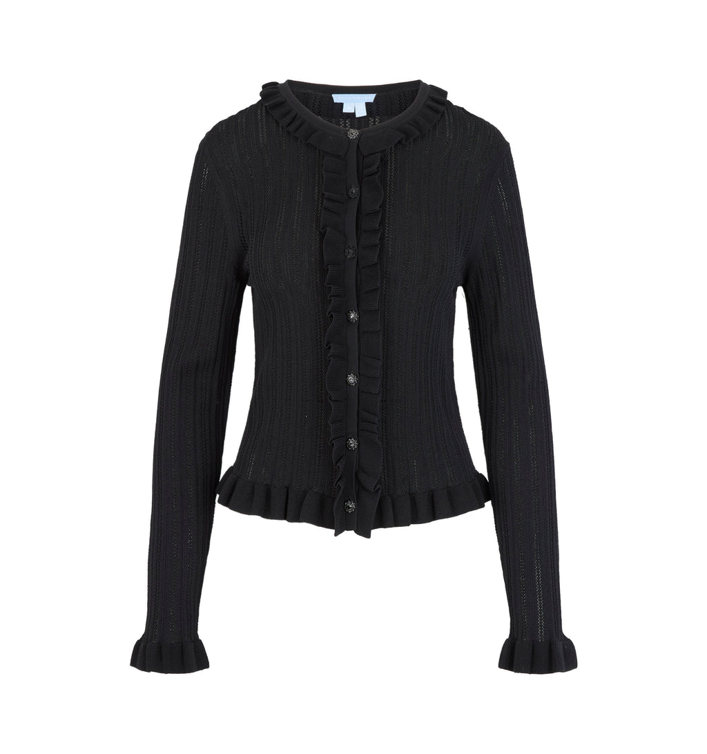 The Kyle Cardigan in Black