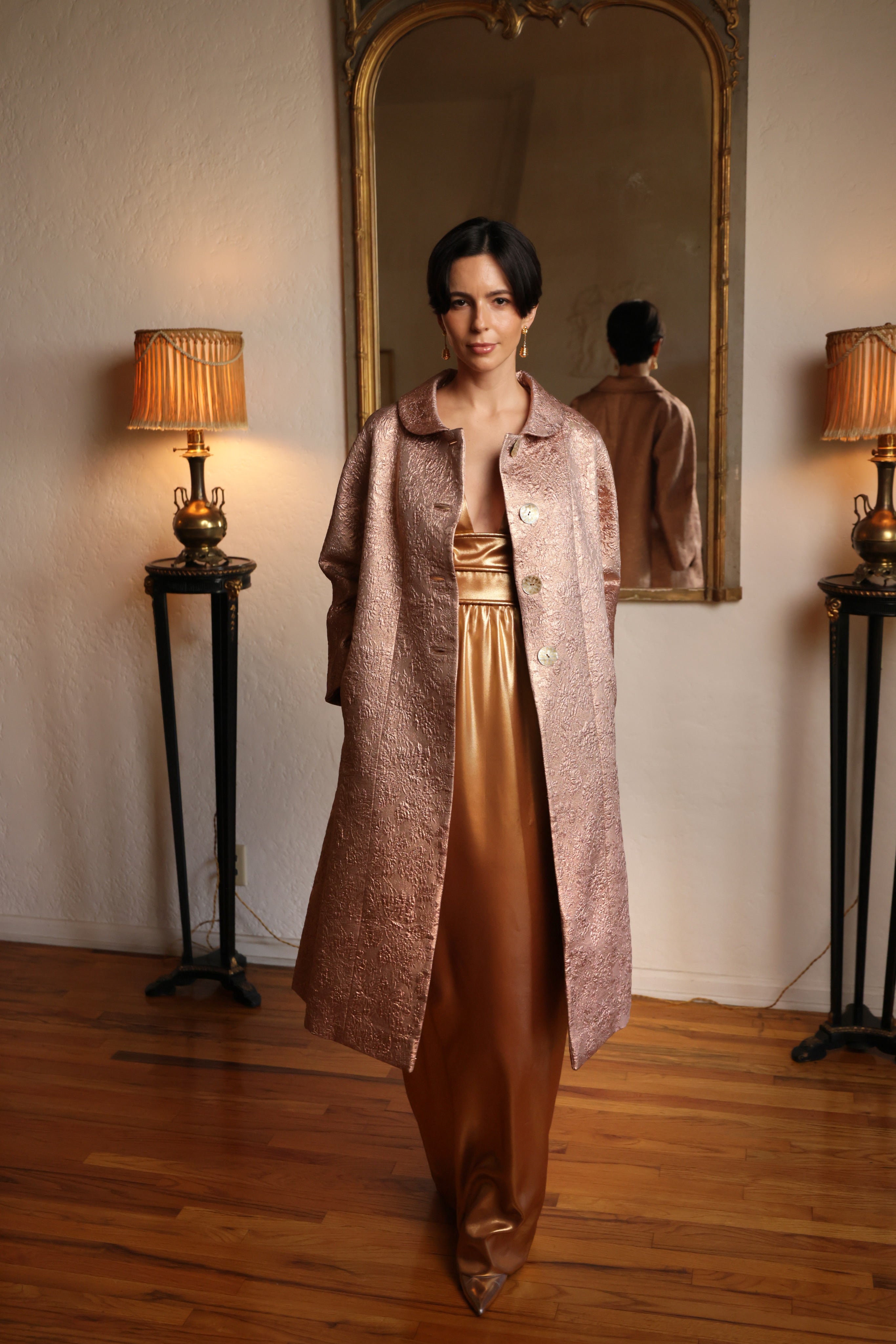Overcoat in Blush