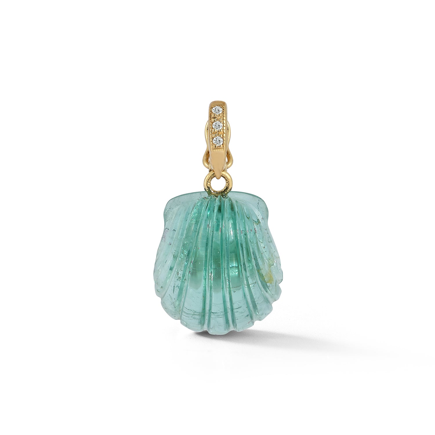 Dream Shell Pendant in Tourmaline