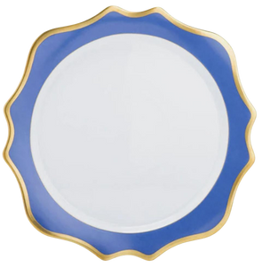 Anna's Palette Charger in Indigo Blue