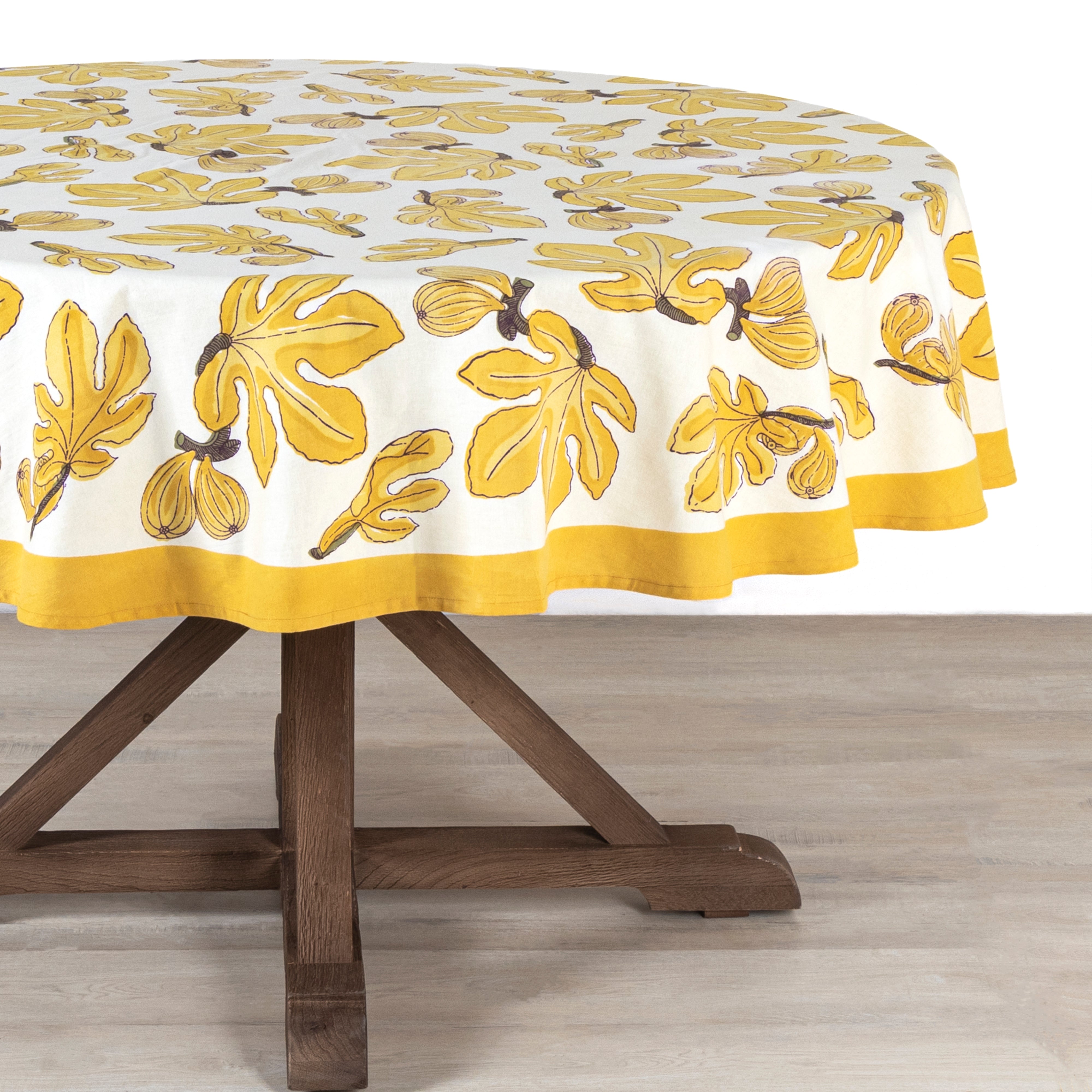 Fig Tablecloth in Citrine
