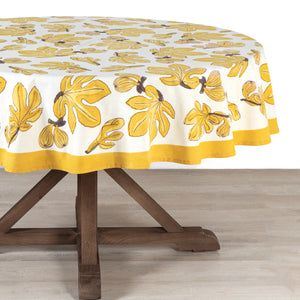 Fig Tablecloth in Citrine