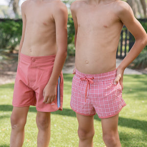 Boy’s Poppy Red Board Short