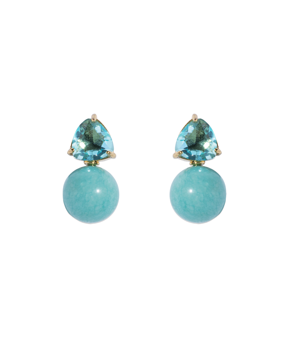 Sabine Studs in Turquoise - Loren Hope