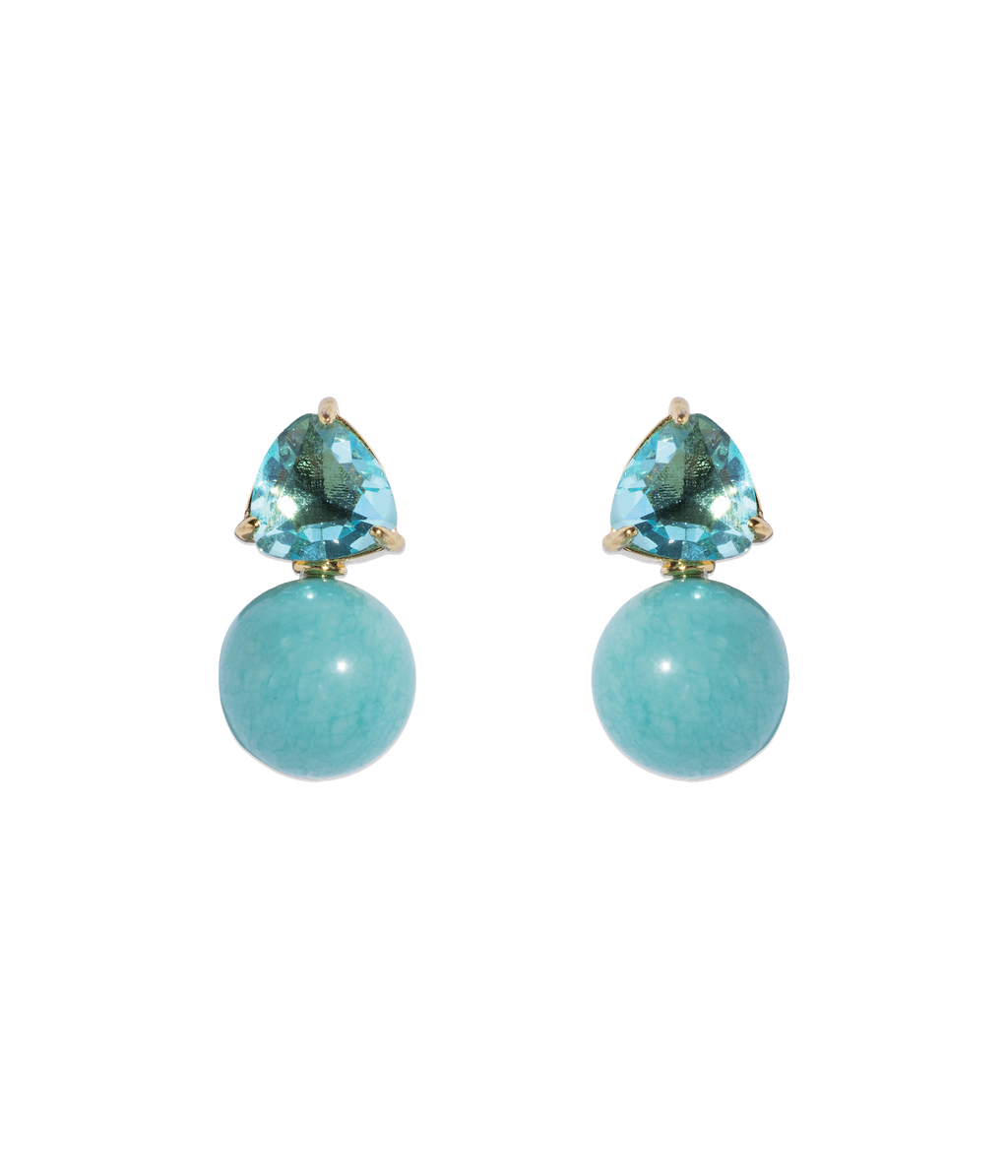 Sabine Studs in Turquoise - Loren Hope