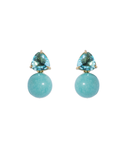 Sabine Studs in Turquoise - Loren Hope