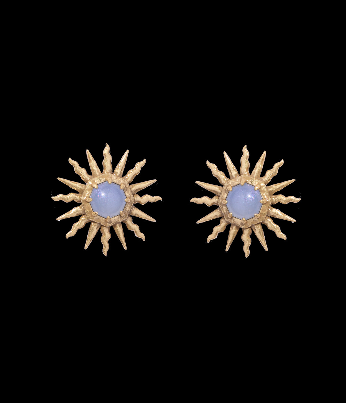 Fira Sun Studs in Gold