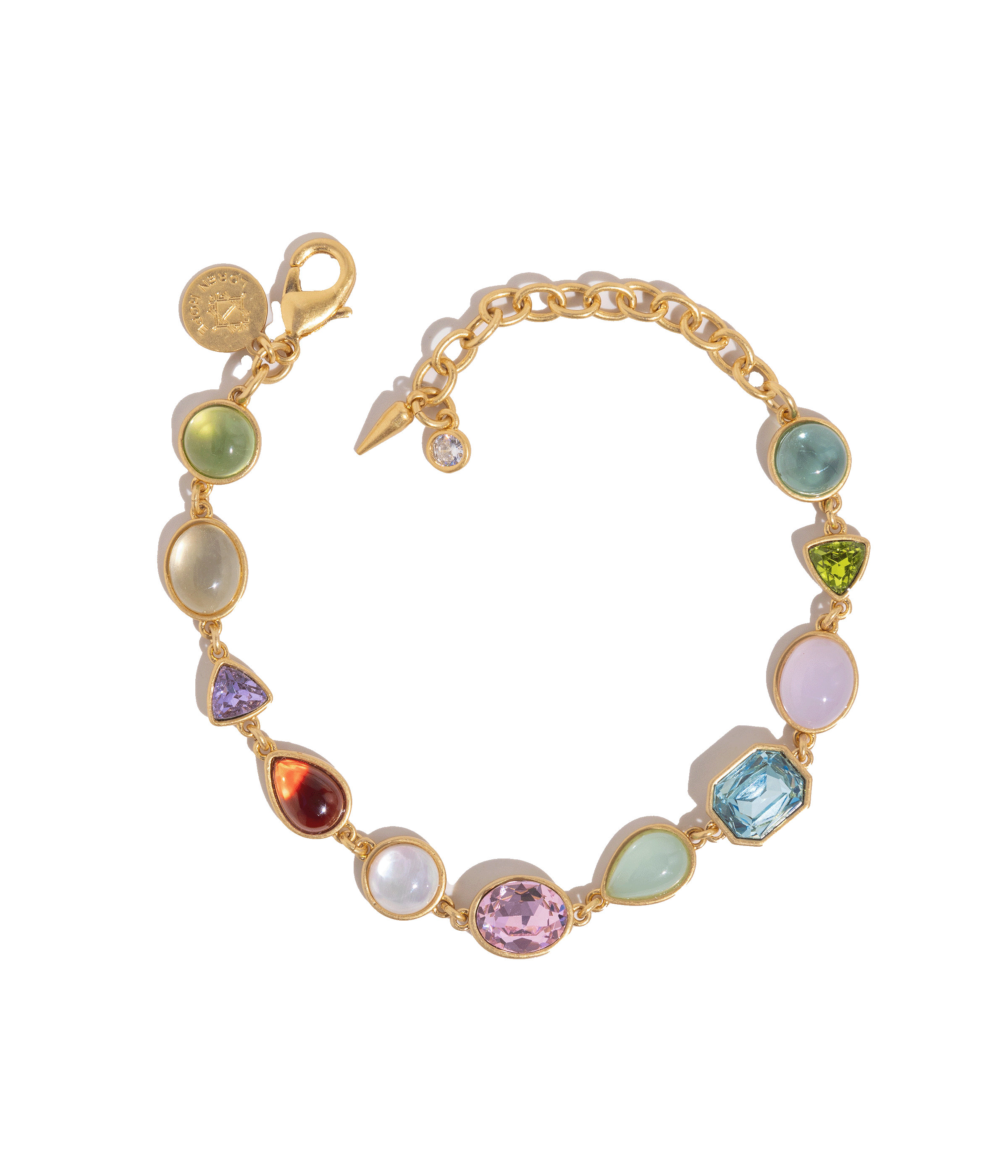 Tabitha Gem Link Bracelet in Multi