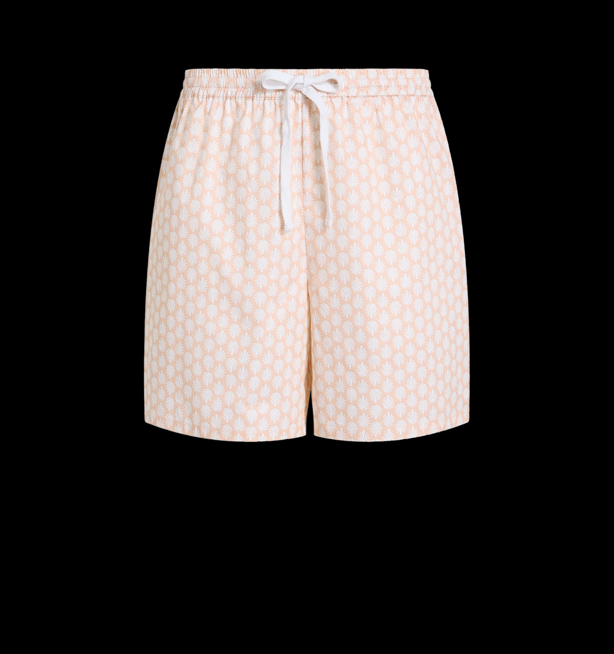 The Leo Short in Pale Coral Baroque Shell Cotton Sateen