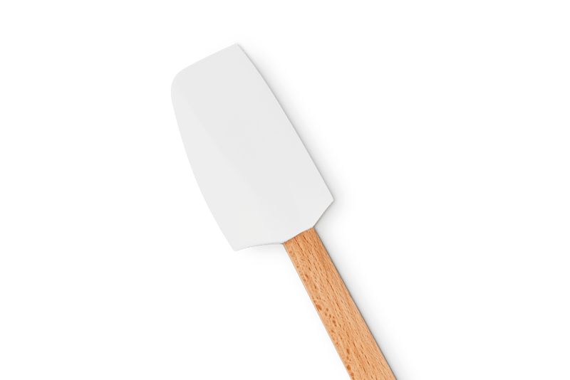Signature Silicone Small Spatula in White