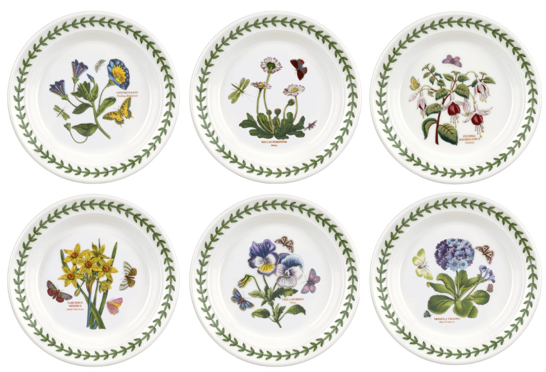 Botanic Garden Set of 6 Side Plates