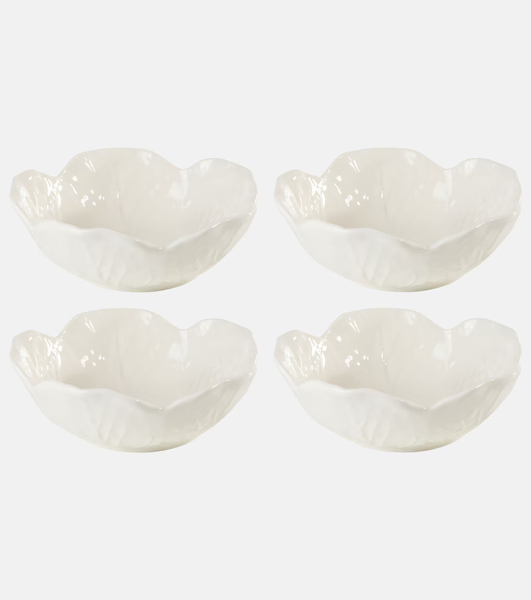 Ceramic Cabbage Bowls (Set of 4)