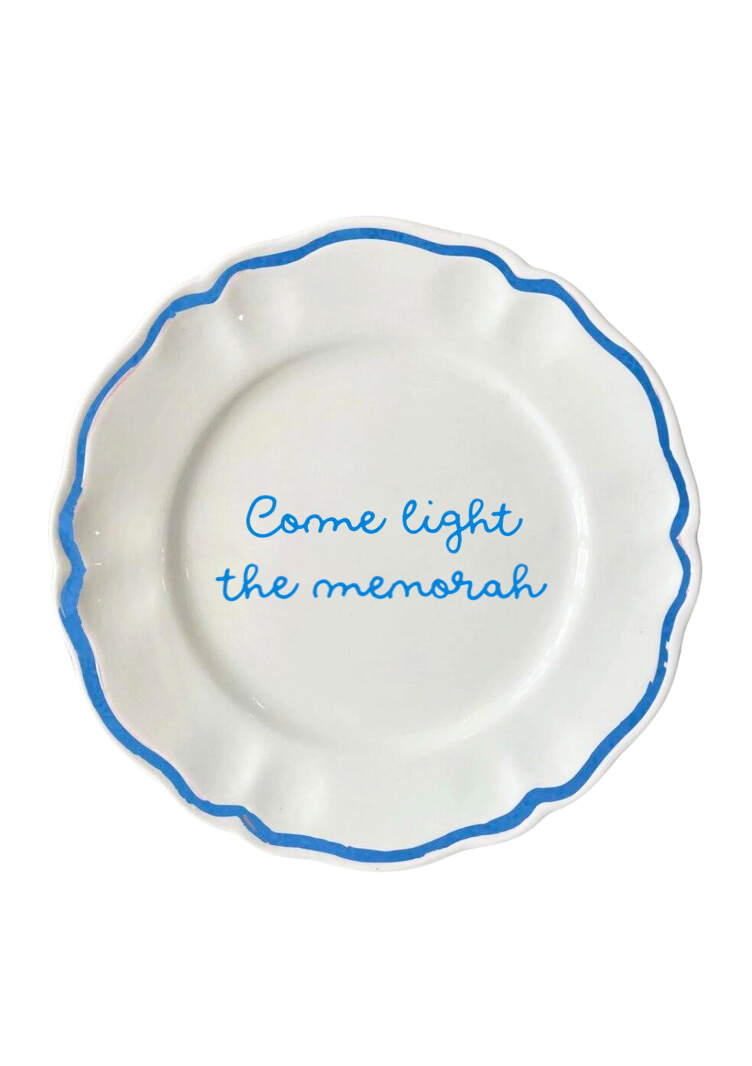 OTM Exclusive: Hanukkah Plates, Set of 4
