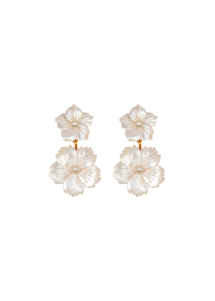 【Jennifer behr】Tibby ピアス Tibby Earrings -- Mother of Pearl – Jennifer Behr LLC