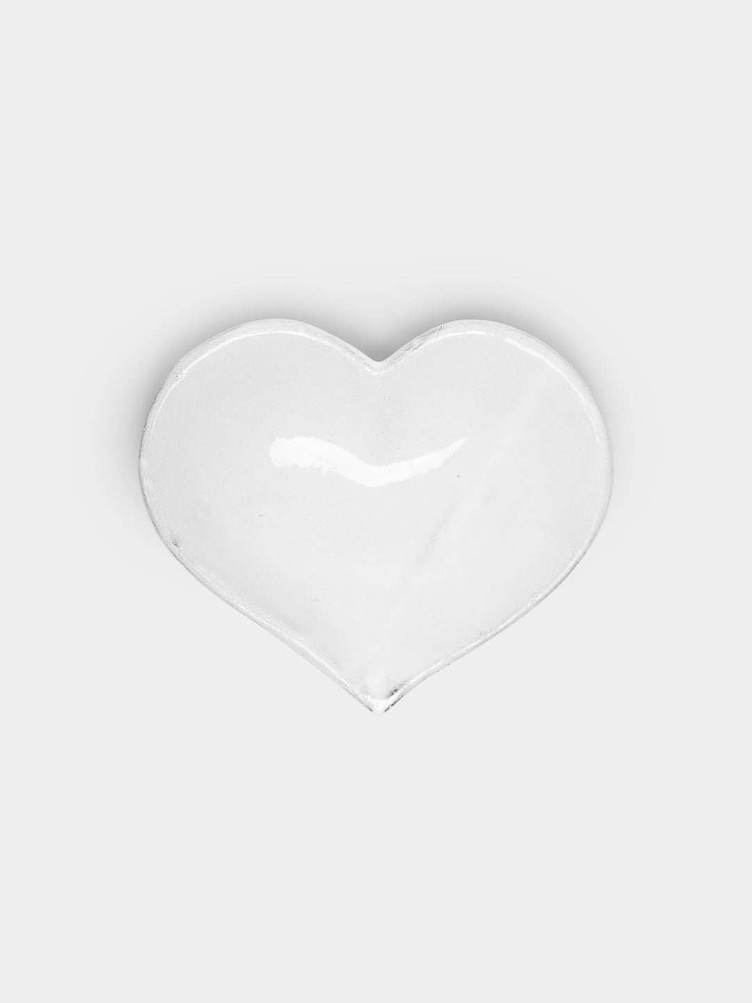 Astier de Villatte Heart Hand-Glazed Ceramic Dish
