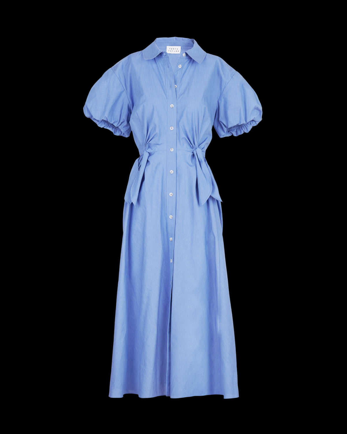 Elza Dress In Medium Oxford Blue