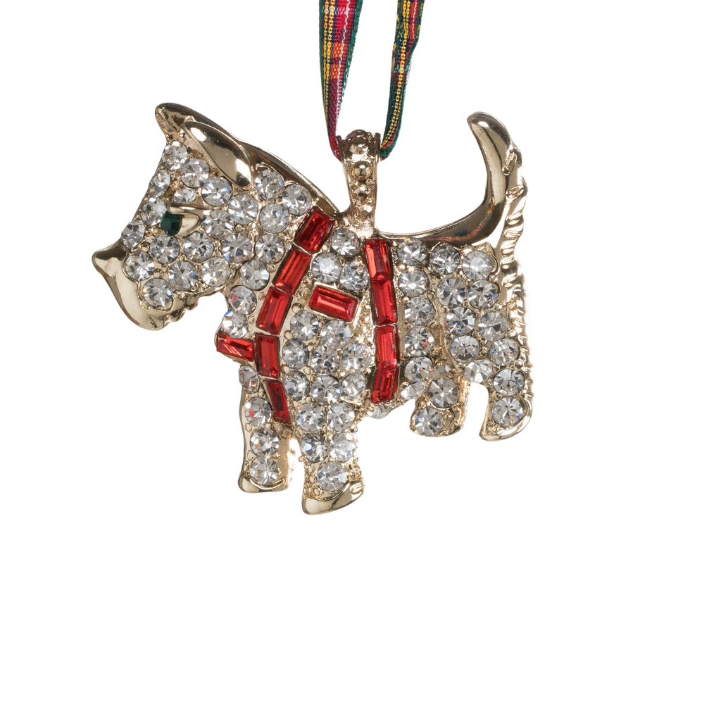 Scottie Dog Hanging Ornament