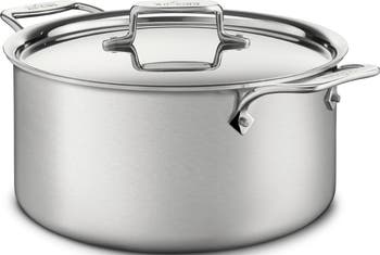 8-Quart Stainless Steel Stockpot with Lid