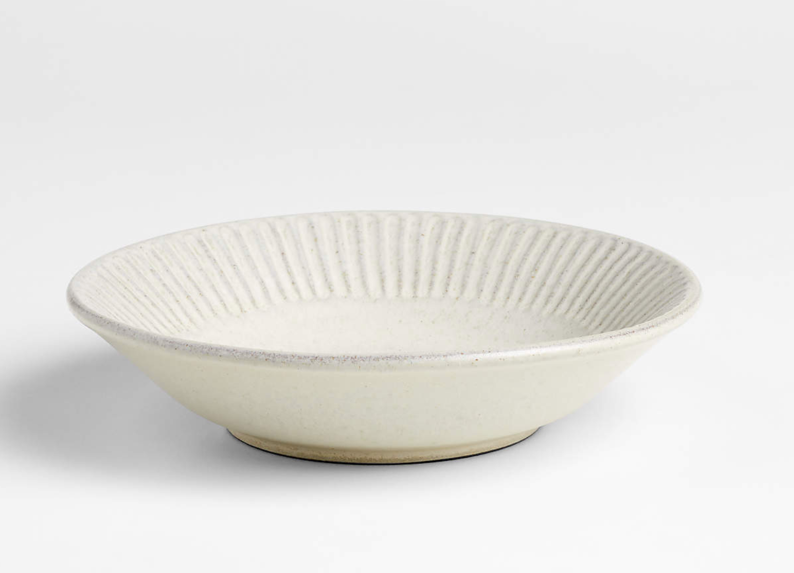 Carmel Ceramic Pasta Bowl with Ridges by Gaby Dalkin