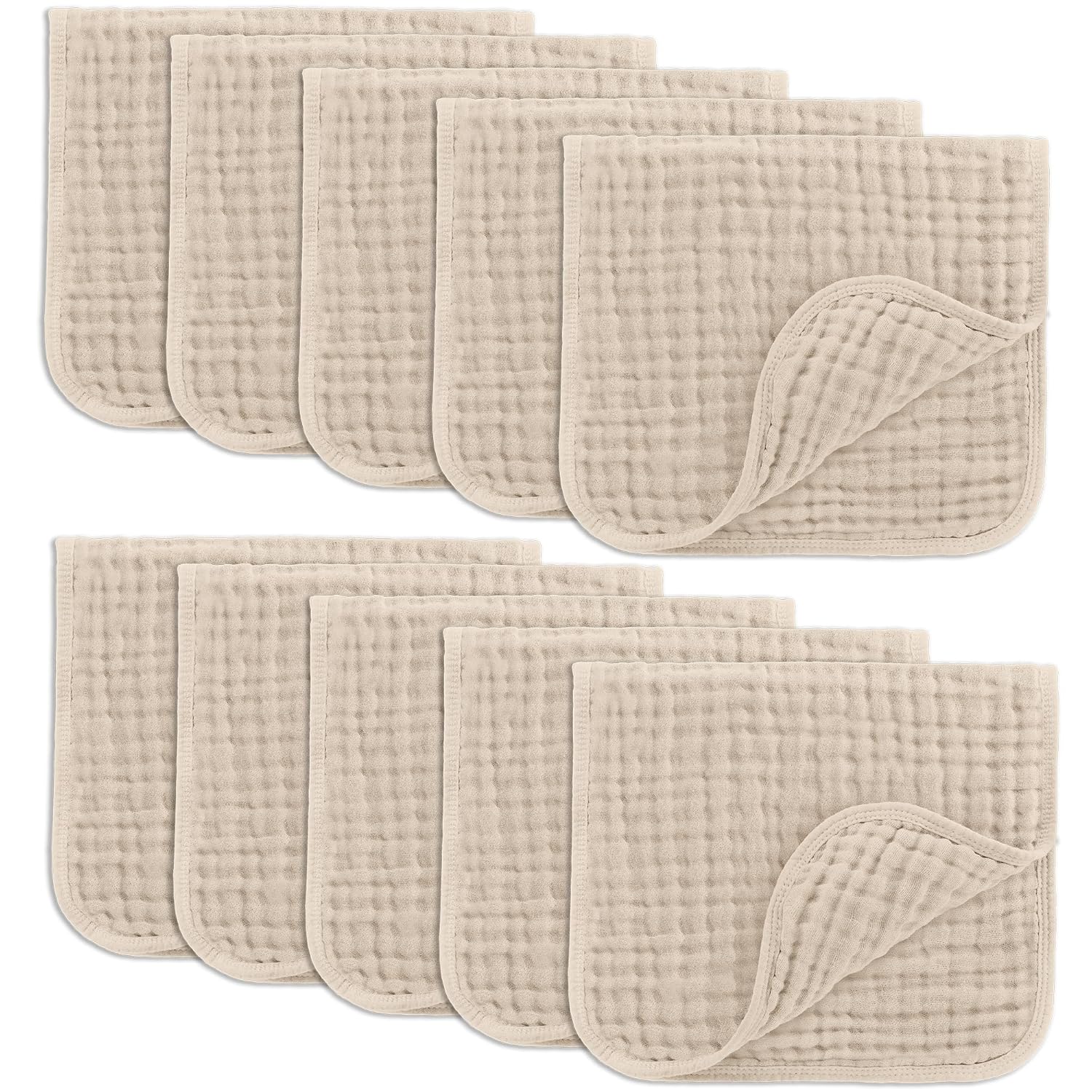 Burp Cloths - Sand