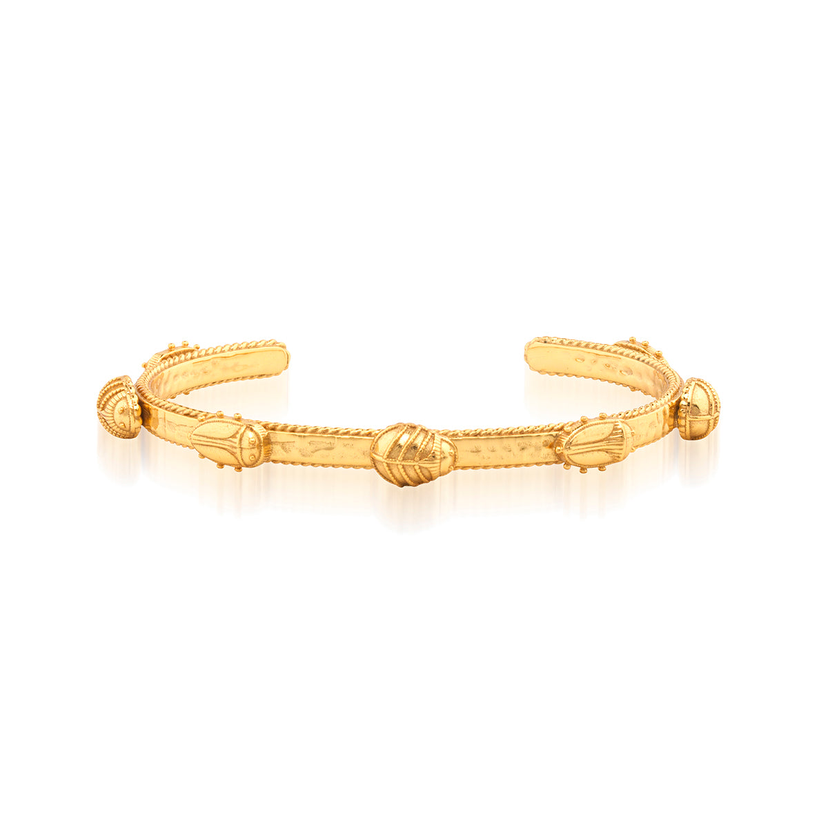 Scarab Petite Cuff in Gold