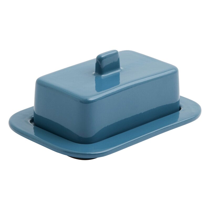 Barro butter dish, dark blue