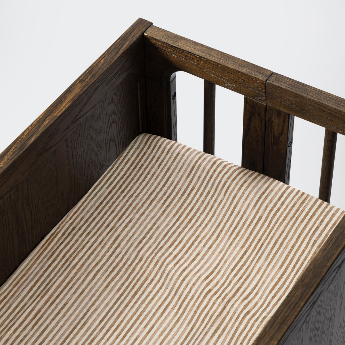 All-Stages® Bassinet Sheet in GOTS Certified Organic Brushed Cotton by Nate Berkus in Autumn Stripe