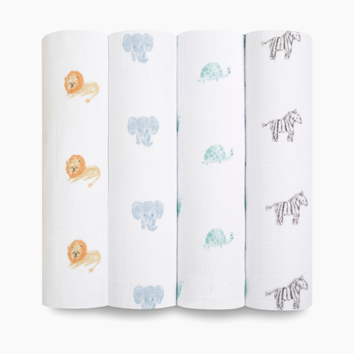 Cotton Muslin Swaddle 4-Pack