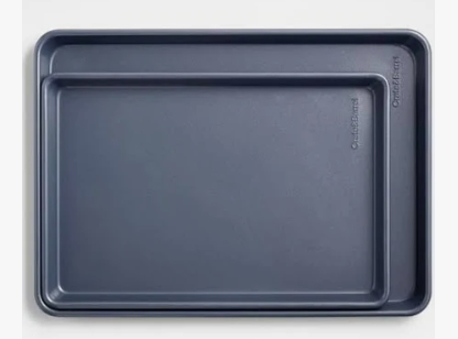 Crate & Barrel Slate Blue Baking Sheets, Set of 2