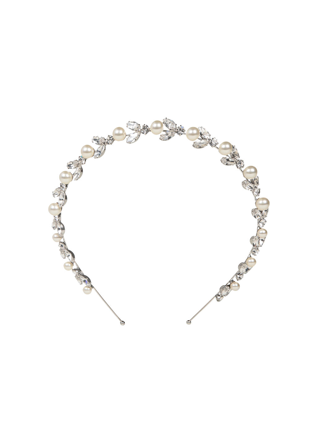 Kamila Headband in Crystal Pearl