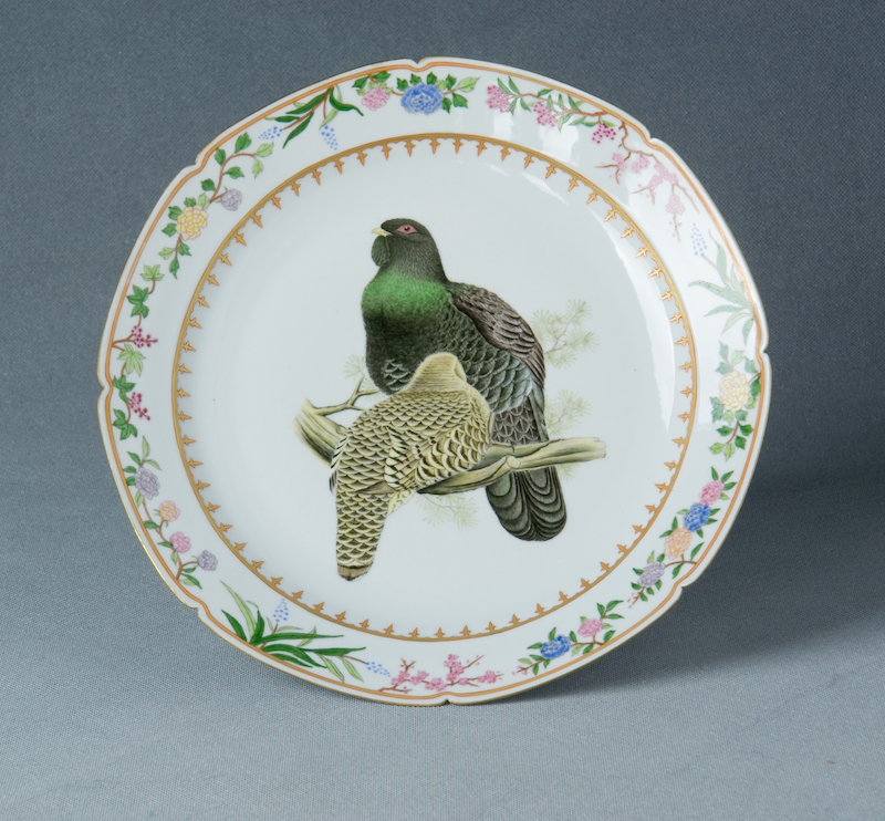 Capercaille Charger (write a custom message to be painted on the back along with your name so we will always remember who gifted us the plate!)