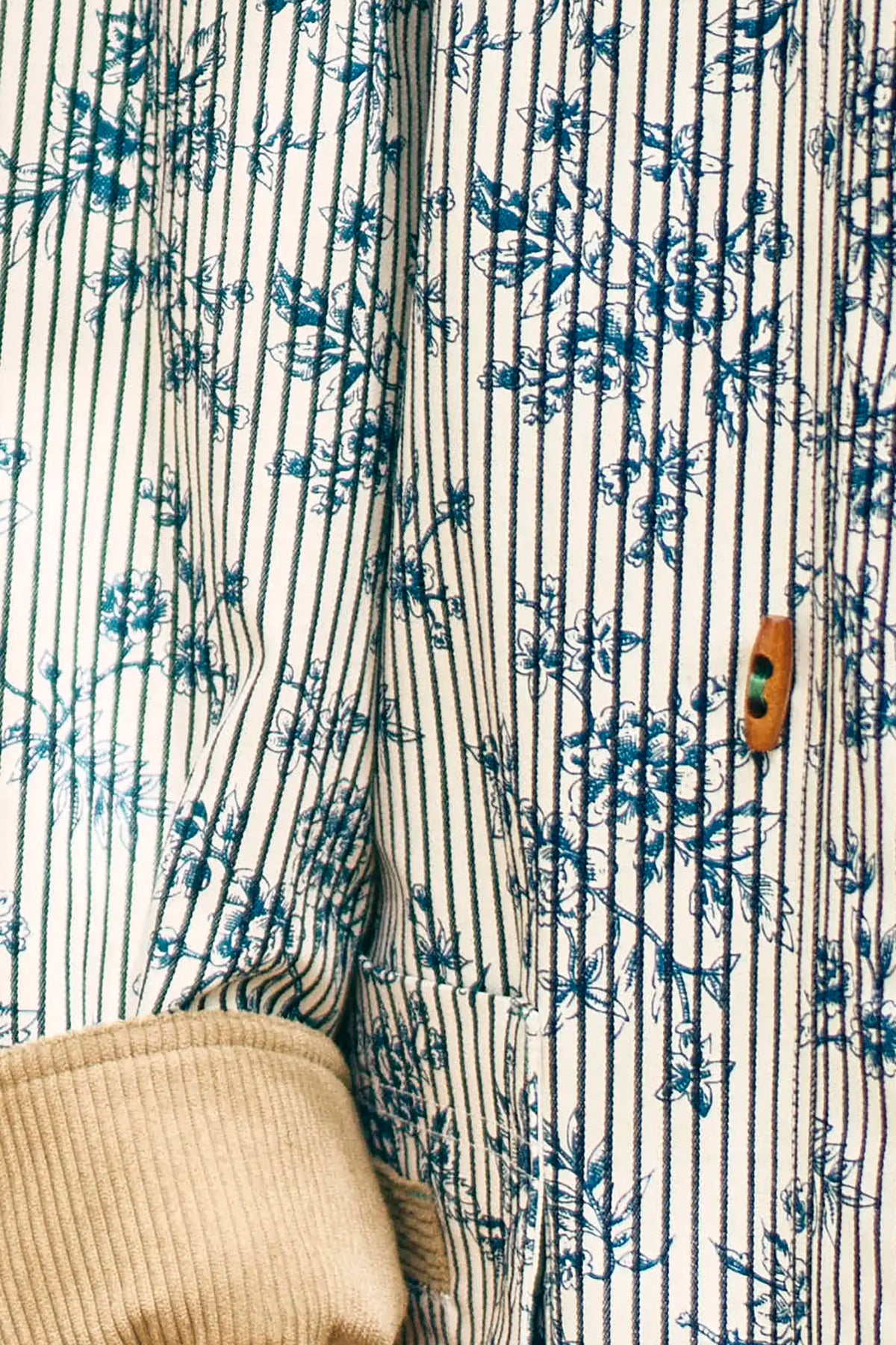 Barn Jacket in Cornflower Toile