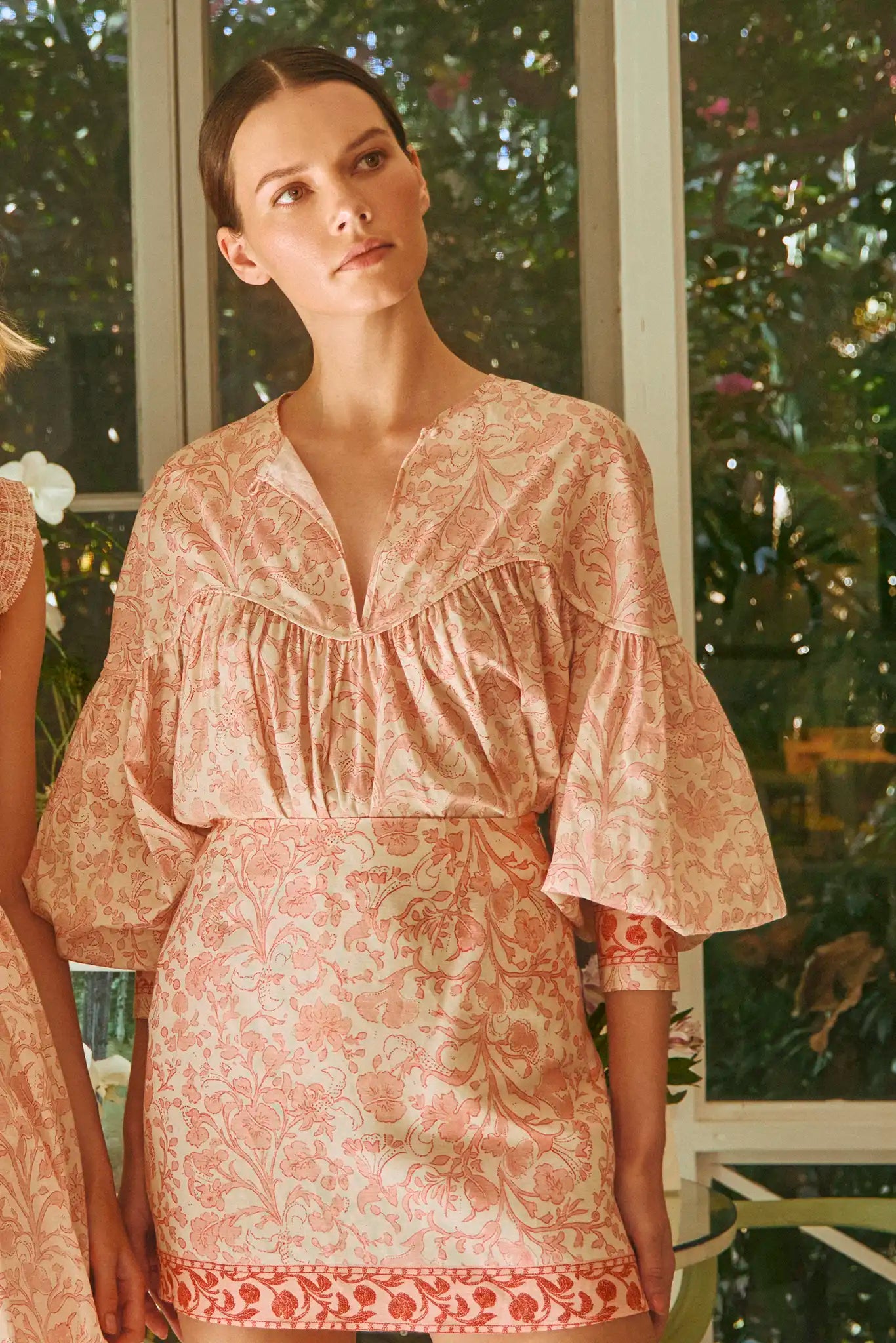 Naya Top in Rosewater Floral