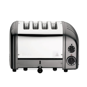 4 Slot Classic Toaster in Metallic Charcoal