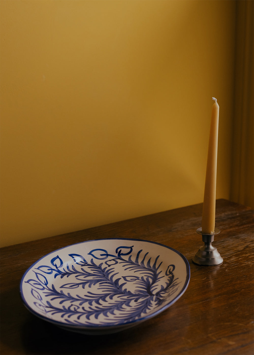 Large Blue Vina Platter