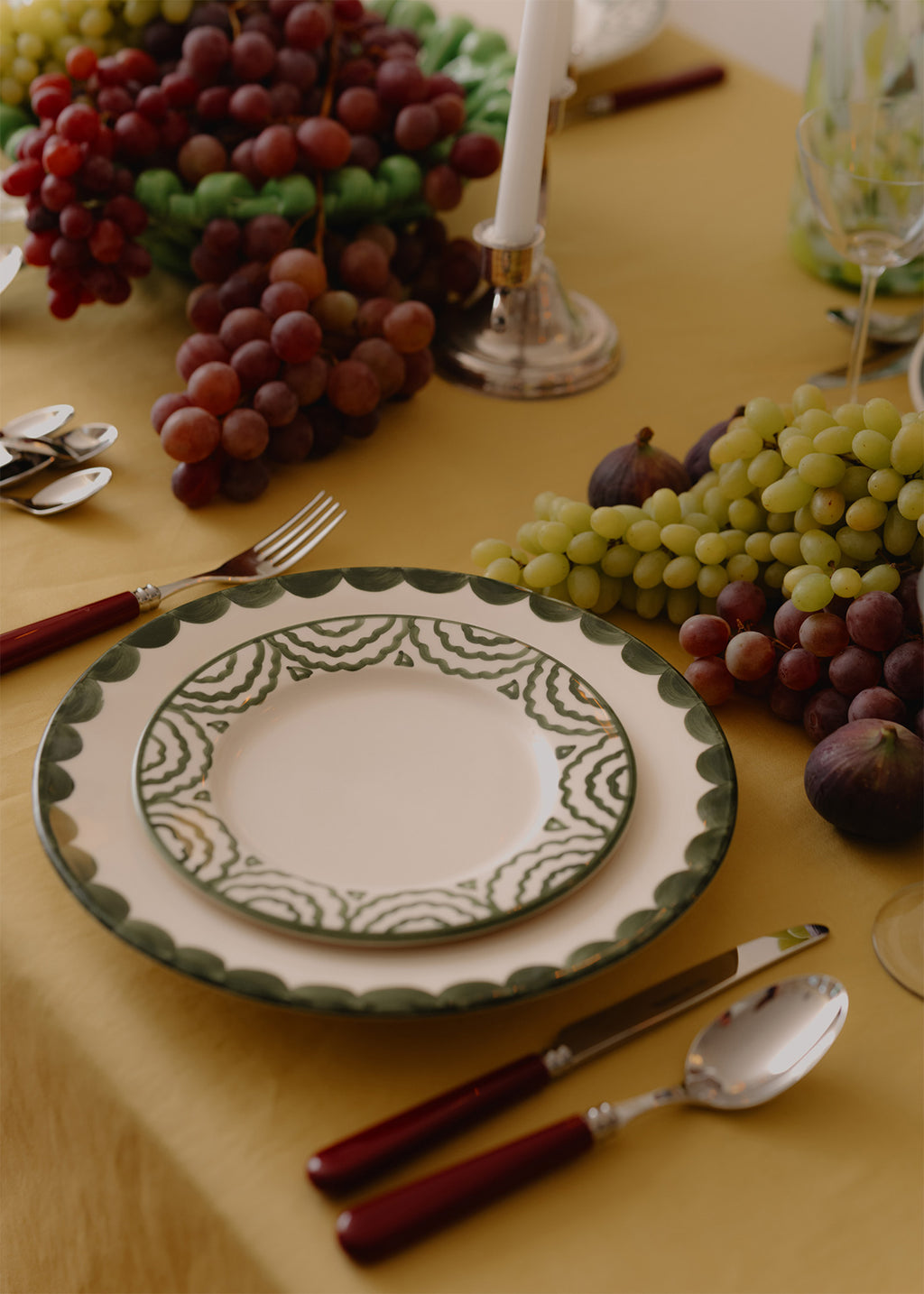Green Tabla Side Plate