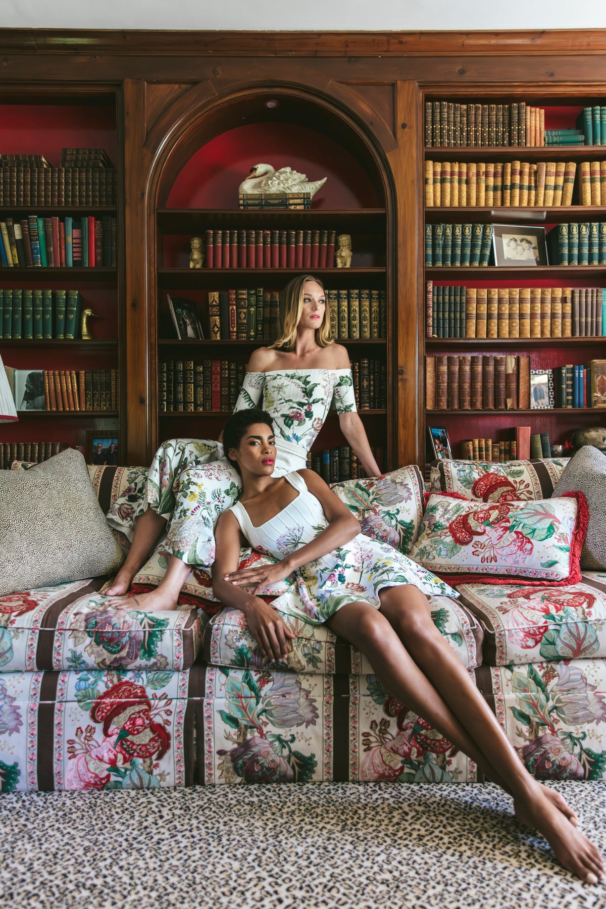 Velma Mini Dress in Bloomsfield Ivory