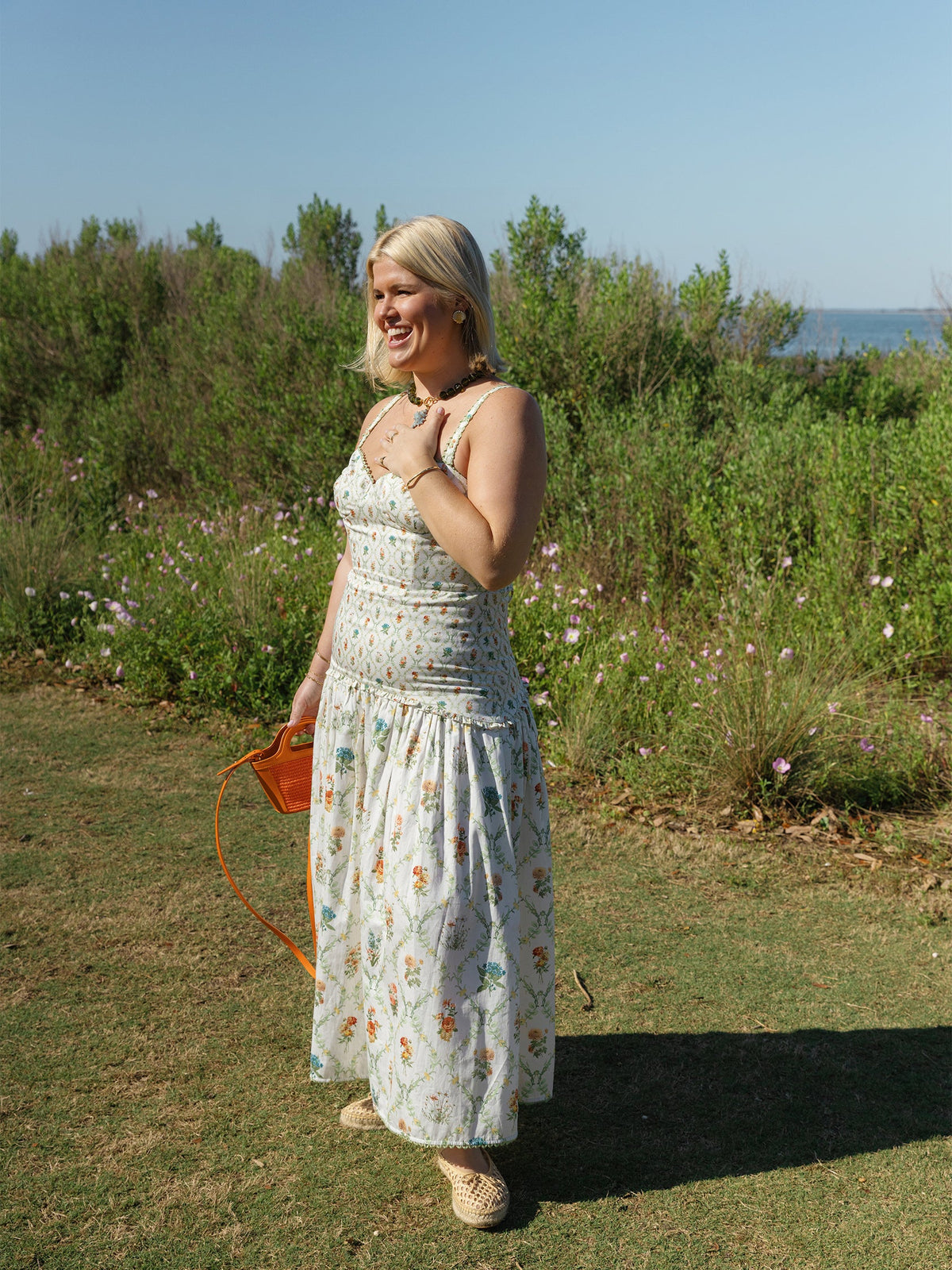 Lydia Dress x Sadie Loving in Blanc Bouquet