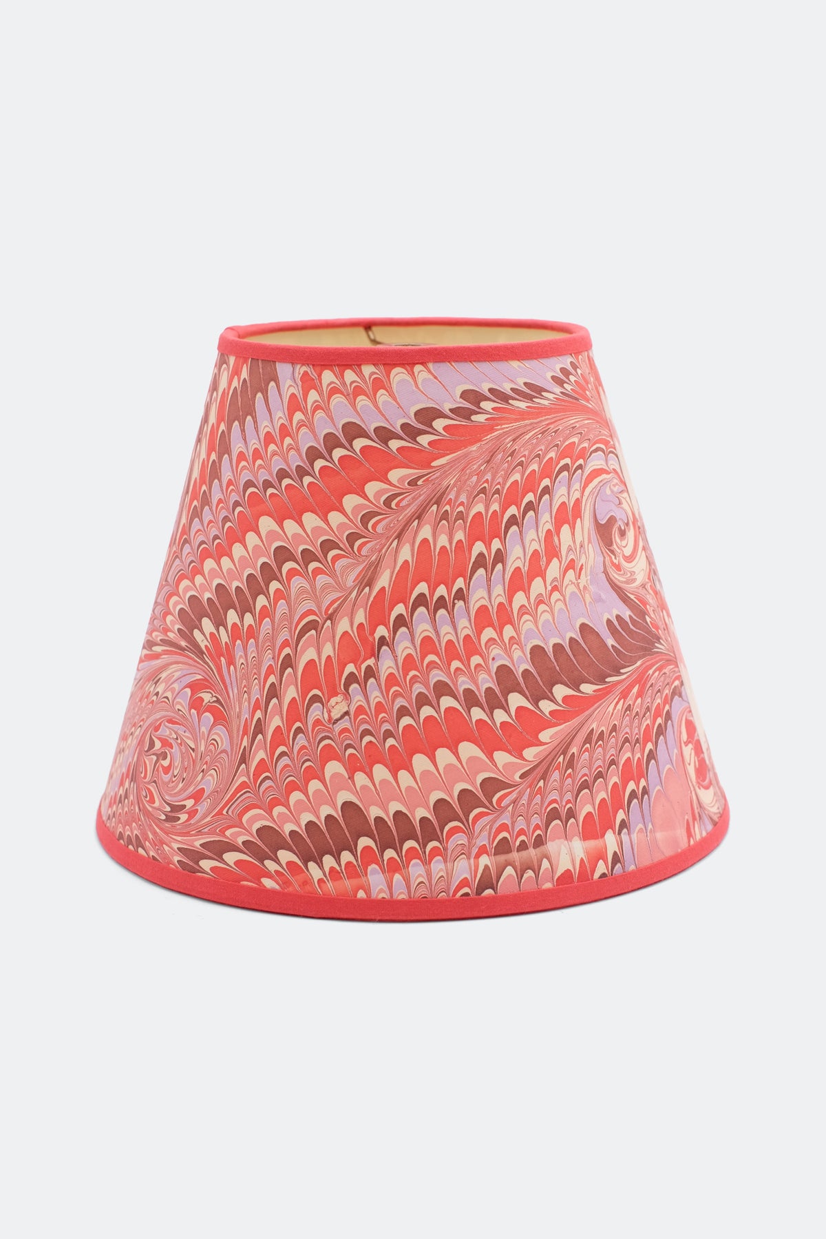 10" Empire Lampshade in Hand-Marbled