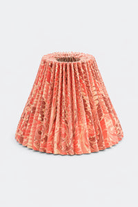 10" Pleated Empire Lampshade in Hand-Marbled