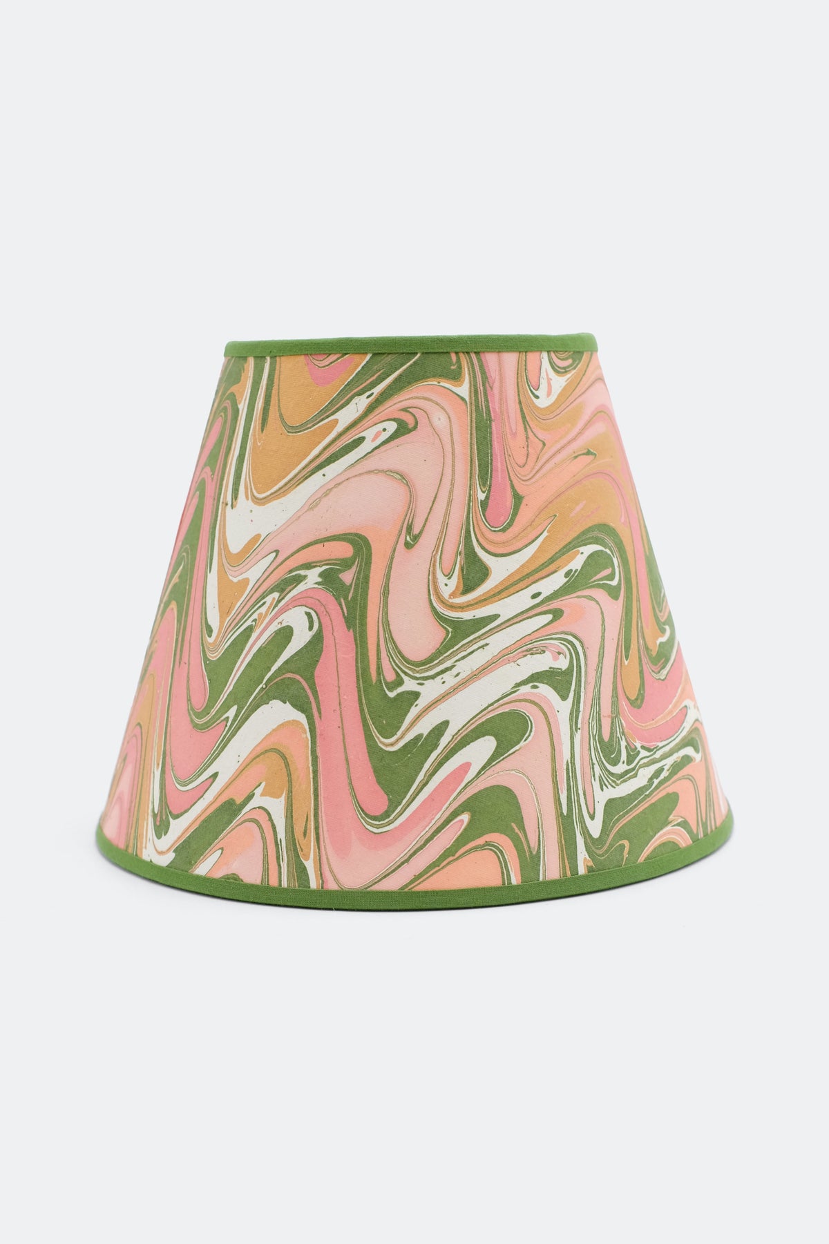 10" Empire Lampshade in Hand-Marbled