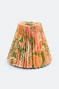 10" Pleated Empire Lampshade in Hand-Marbled