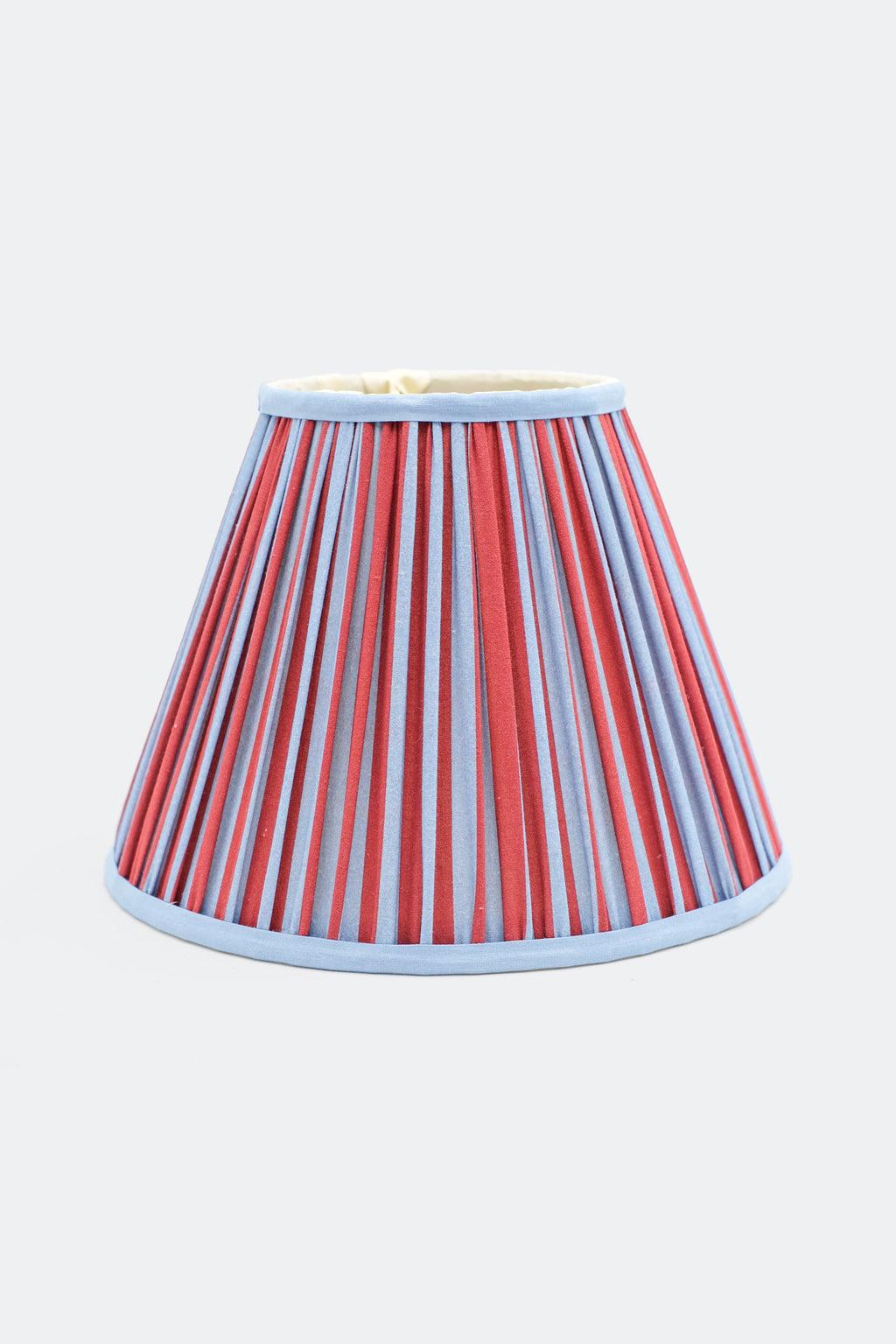 10" Pleated Empire Lampshade in Blockprint