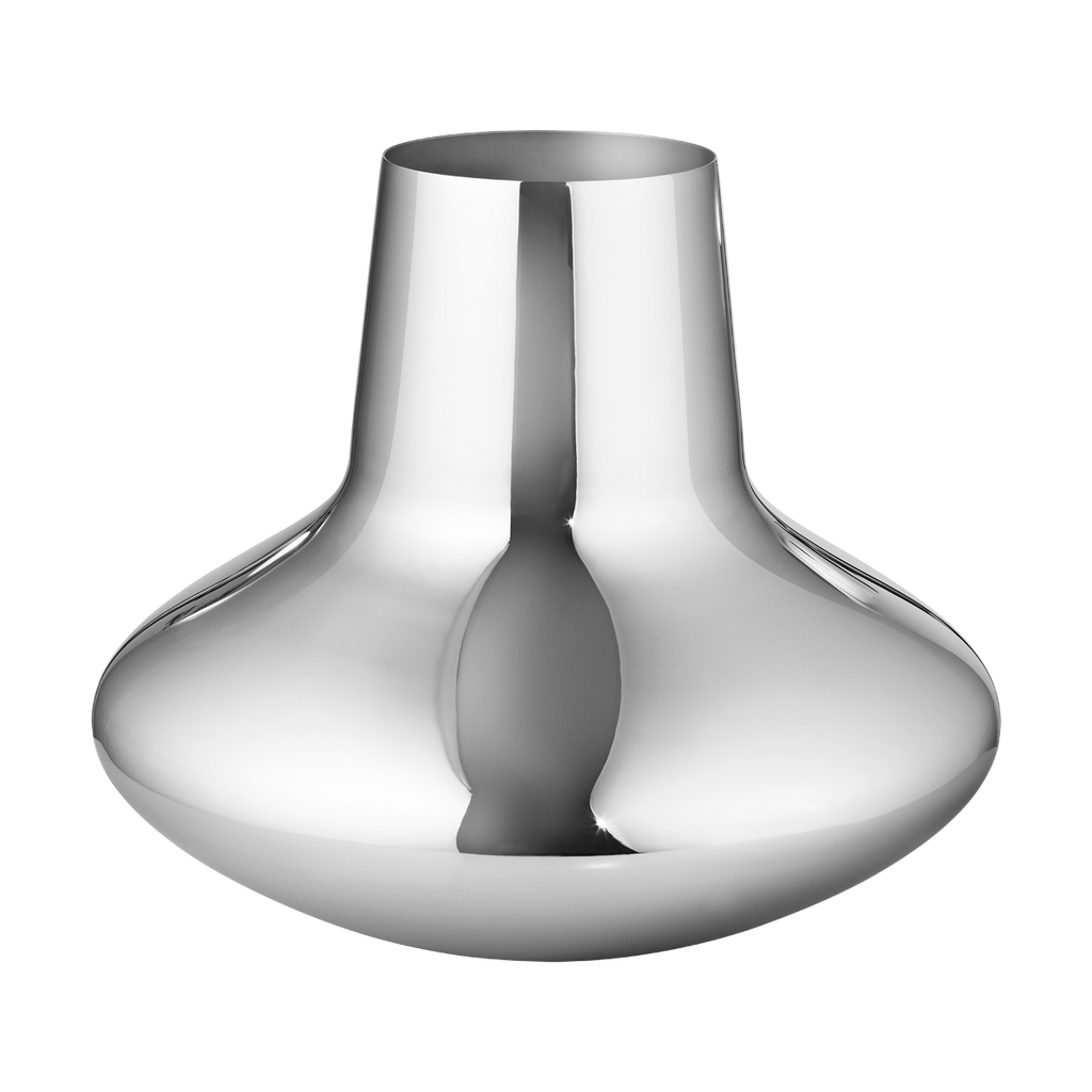Henning Koppel 10" Vase in Stainless Steel